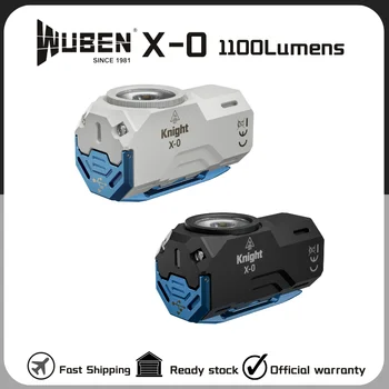 WUBEN X-0 Cavaliere di Tipo C, Torcia elettrica Ricaricabile 1100Lumens sistema 3-in-1 Pulsante Piccolo e Portatile Magnetica