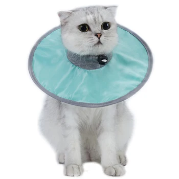 Gatto Collare di Protezione Manico di Recupero Cono Collare Anti-Morso Leccare Riutilizzabili Gatto Cani Medico di Cerchio per Animali domestici