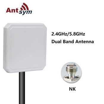 2.4 G\5.8 G Dual Band con Antenna Esterna Wireless LAN Antenna a Pannello Direzionale 14dBi
