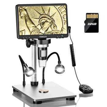 TOMLOV DM9 Professionali per Microscopio Digitale 1200x Ingrandimento 7