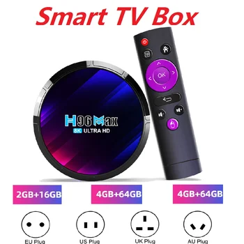 H96 MAX RK3528 Smart TV Box 4GB a 32GB 2GB 16GB Wifi Media Player, Set Top Box Per Android Supporta 100M (opzionale 1000M)