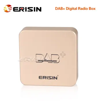Erisin ES364 Radio Digitale DAB+ Box Antenna Antenna Amplificata per Android 7.1/8.1/9.0/10.0 Stereo per Auto