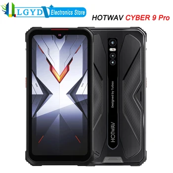 HOTWAV CYBER 9 Pro Robusto Telefono cellulare Impermeabile 8GB di RAM 128 GB ROM Android 11 MTK Helio P60 MTK6771 Octa Core a 2,0 GHz, NFC Face ID