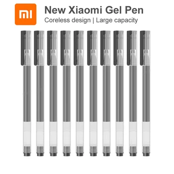 Xiaomi Mijia Super Resistente Scrittura Segno di Penna 0,5 mm bullet penna nera penna per la Firma di Penne Lisce Svizzera Refill Rosso Nero Inchiostro della Penna