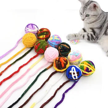 Il gatto di giocattoli sono auto divertenti da masticare e prendere in giro i gatti giocattolo palle colorate gomitoli di lana gatto forniture fidget giocattolo per gatti, accessori