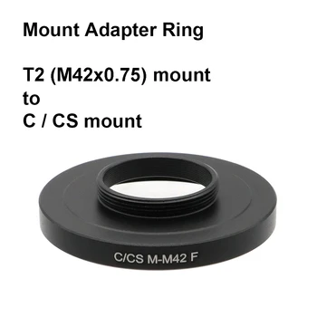 M42-C/CS per M42 x 0.75 (T2) mount - C / CS Mount Anello Adattatore M42-C M42-CS per la fotografia Macro per Telescopio