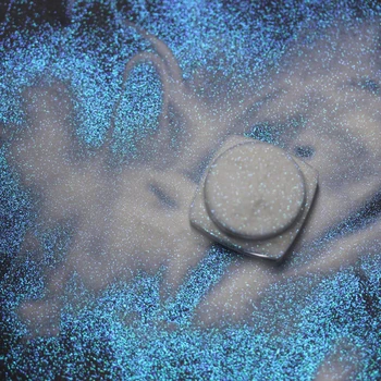 Ultra Sottile Blu Viola Riflettere Glitter Bianco 0,1 mm 0,2 mm Colorato Shinning Cosmetico Sicuro Faccia di Melma Artigianato Decorazione di Arte del Chiodo