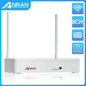 ANRAN 8CH Wireless NVR Per ANRAN 3MP o 5MP Wifi Sorveglianza, Videocamera di Sicurezza del Registratore Video di Rete