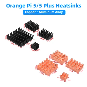 Orange Pi 5 Plus Dissipatore di Calore di Rame o Alluminio, Dissipatori di calore compatibile per Orange Pi di 5