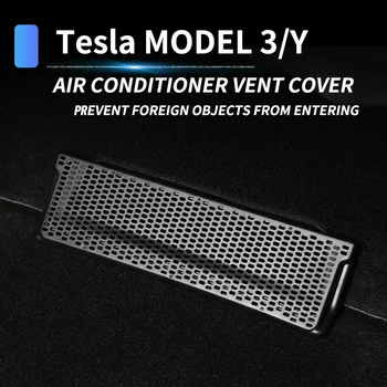 Per Tesla Model Y/3 2021 2022 Accessori Aria coperchio di uscita sotto il sedile, copertura antipolvere, arredamento, accessori per auto