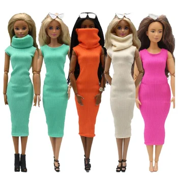 Molti stili per scelte Bambola rosso verde abiti capi di qualità per le curvy Bbie dolls 1/6 Scala ALY 19