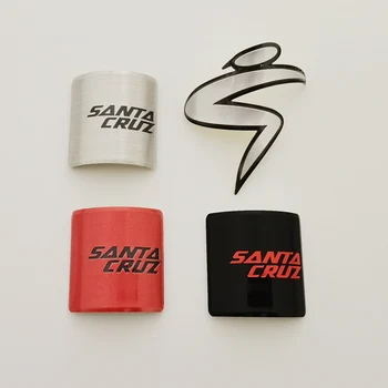 Santa Cruz Moto Distintivo, Montagna Bicicletta, Adesivo, fai da te Personalizzato, Decorativo, Segno, in Lega di Alluminio Morbido Adesivo