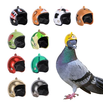 Piccione Casco Parrot Cappello Uccello Animale Domestico Indumenti Di Protezione Solare Pioggia Casco Giocattolo Uccello Di Piccole Forniture Per Animali Accessori Per L'Abbigliamento