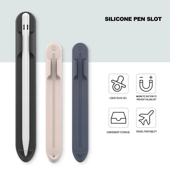 Colorato Soft Compatibile astuccio Morbido Silicone Titolare Condensatore Penna Magnetica Custodia per iPad 10 Apple Matita 1 2
