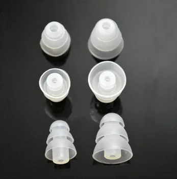 2pcs/1pair auricolare coperchio Cuscinetti Auricolari In-Ear buds gommini auricolari in Silicone per Cuffie Caso cuscino per shure E3C E3G E4C E5