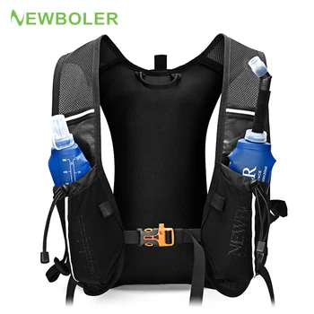 Idratazione in Esecuzione Gilet Zaino 10L Ultra Trail Running Vest Pack Corsa di Maratona, Zaino Sacca 500ml Soft Flask