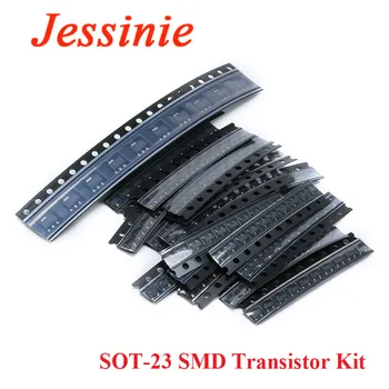 SOT-23 Transistor SMD Kit Per S9013 S9014 S9015 S9018 MMBT3904 MMBT3906 A92 C1815 A1015 Campioni KIT 18 tipi*10 pz=180pcs