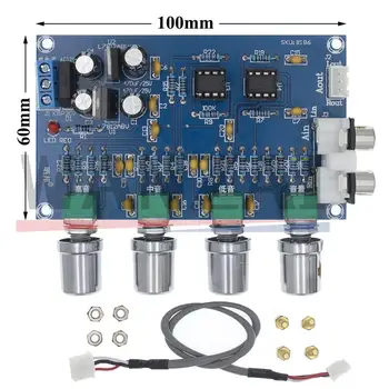 XH-M164 NE5532 Stereo Pre-amplificatore Preamplificatore Tono Scheda Audio 4 Canali Modulo Amplificatore 4CH Circuito di Controllo di Telefono Preamp