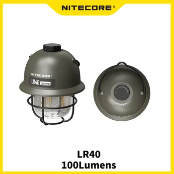 NITECORE LR40 100 Lumen Ricaricabile Lanterna di Campeggio Stepless Regolazione della Luminosità Torcia Impermeabile Costruito in batteria