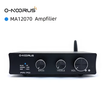O-NOORUS Ma12070 80wx2 Audio Hifi Altoparlanti 2.1 Classe D Amplificatore Bluetooth 5.0 Home Altoparlanti del Ricevitore con Uscita Subwoofer Bass Treble