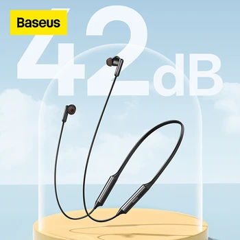 Baseus U2 Pro Neckband Cuffie Bluetooth 5.2 Ibrido 42dB ANC Cuffie senza fili In-Ear Noise Cancelling Gaming Cuffie Sportive