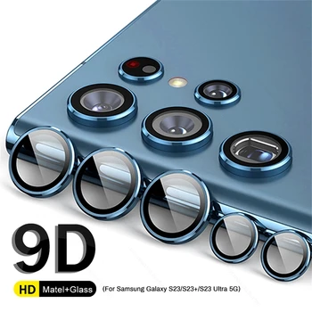 per Samsung S23 Ultra 5G Obiettivo della Fotocamera Protector Cover per Samsung Galaxy S 23 S23 Ultra Plus 5G 2023 9D Lente in Vetro Temperato Cap
