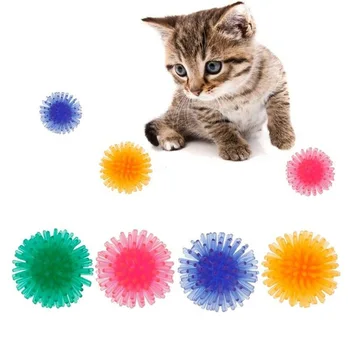 Giocattoli del gatto Piccola Palla Spina di 3.5 cm e 5 cm di Morbido Interattiva di Giocattoli del Gatto Palla di Forniture per Animali Pet Giocattoli Prodotti per Animali prodotti per Animali Gatti