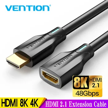 Intervento HDMI 2.1 Cavo di Estensione 8K HDMI 2.1 Cavo di estensione 48Gbps HDMI Maschio a Femmina Cavo per PS4 Switch HDMI HDMI Extender 2