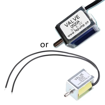 6V/12V Mini Elettromagnetica elettrovalvole Normalmente Aperte le Valvole di sfogo DC Scarico elettrovalvole per Aria Elettrica Valvole
