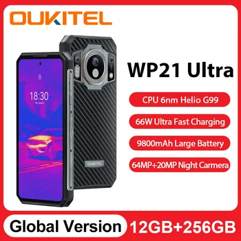 Versione globale Oukitel WP21 Ultra-Rugged Smartphone 6.78' FHD+ 9800mAh 12GB 256GB Cellulare 64MP G99 120 Hz Cellulare 66W