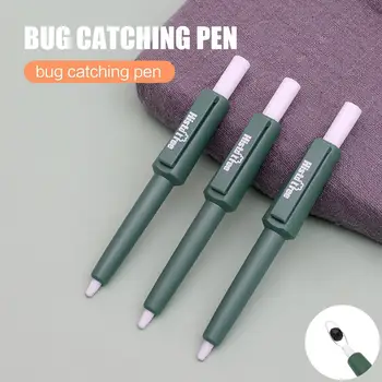 1pcs Pet Bug Cattura Penna Cane del Gatto Bellezza Bug Catcher Strumento Repellente Zecche Penna Pet Zecche Clip Tick Rimuovere Penna Accessori per Animali