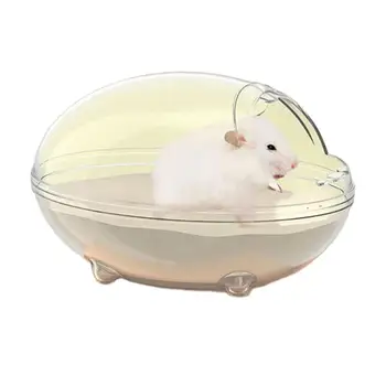 Pet Hamster Trasparente, Bagno Splashproof Bagno Di Sabbia Sala House Accessori Per Animali Domestici, Per Cincillà, Criceti, Orso D'Oro