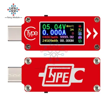 TC64 LCD LCD a colori da USB Voltmetro amperometro tensione misuratore di corrente di TIPO C multimetro batteria PD di carica della banca di potere di USB Tester