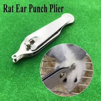 1PCS Professionale Roditore Animale Mouse Rat Hole Punch Esperimento di Laboratorio Orecchio Marchio Pinza Acciaio Inossidabile di 2mm Criceto Marcatura Forniture