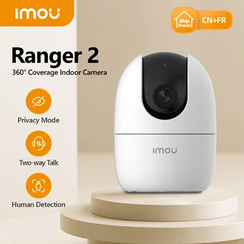 IMOU Ranger 2 da 2 megapixel Telecamera IP 360 Telecamera di Rilevamento Umane Visione Notturna Bambino di Sorveglianza di Sicurezza Domestica senza fili Wifi Fotocamera