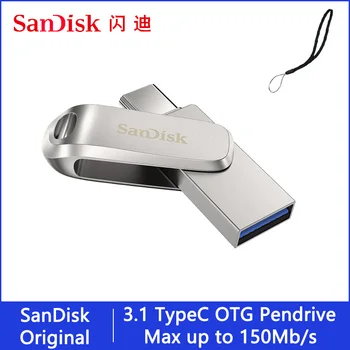 Sandisk Tipo C OTG USB Flash Drive 128GB Pendrive 128GB 64gb 32gb 256 gb, 512 gb 1TB Pen Drive 3.1 Chiavetta USB Disk su Chiave di Memoria