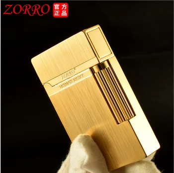 Zorro 612 design classico kerosene fumatori accenditore Metallo creativo retrò antivento Olio accendisigari moda uomo regalo -105 g