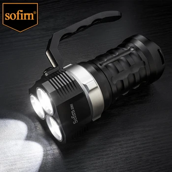 Sofirn SD01 3* SST-40 LED da Immersione Torcia elettrica 18650 6000LM Lanterna Tattici Militari, Immersioni subacquee, Torce Subacquee