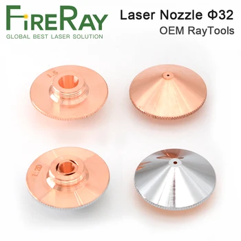 I Rilevatori Fireray Dia.32mm Laser Ugello Singolo Doppio Strato Calibro 0.8-5.0 Filettatura M14 per Fibra Laser della Testa di Taglio