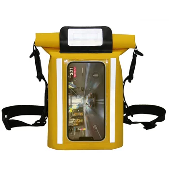 Impermeabile Dry Bag 3L Roll Top Impermeabile Zaino Sacchetto del Telefono per il Ciclismo, Nautica Campeggio Spiaggia di Nuoto di Pesca Rafting Viaggio