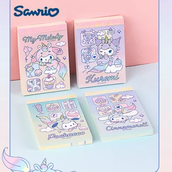 4/12pcs Sanrio Cute Cartoon Kuromi Mini Fotografia Libro di Carta Flip Pagina Note Colorate Note di Cancelleria all'Ingrosso