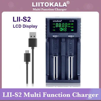 Nuovo LiitoKala Lii-500 PD4 PL4 402 202 S1 S2 Caricabatterie per 18650 batteria 26650 21700 AA AAA 3.7 V/3.2 V/1,2 V al litio batteria di NiMH