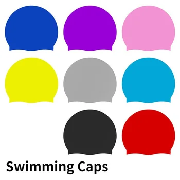 Libero Dimensione Nuoto Tappi per le Donne degli Uomini Elastica di Nylon di Protezione per le orecchie i Capelli Lunghi Piscina Cappello Ultrasottile cuffia