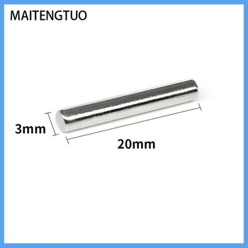 10/20/50/100/200/300PCS 3x20 Minori Magnete 3mm x 20mm Bulk Piccoli Magneti Rotondi 3x20mm al Neodimio Potente Magnete Magnetico 3*20 mm