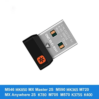 1pc Wireless Dongle Ricevitore Unifying Adattatore USB per Mouse logitech Tastiera Collegare 6 Dispositivo MX M905 M950 M505 M510 M525