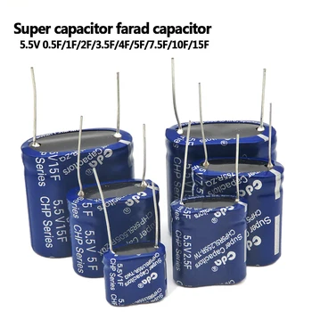 1PCS Super condensatore farad condensatore igmopnrq tipo di combinazione 5.5 V, 0.5 F/1F/2F/3.5 F/4F/5F/7.5 F/10 F/15F