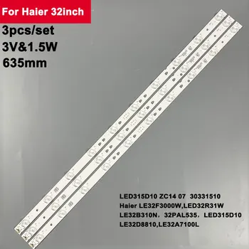 3pcs Retroilluminazione a LED Strip per LED32s39t2s 32PAL535 LE32B310N LED315D10-07(B) 30331510219 LED315D10-ZC14-07(A) 30331510213