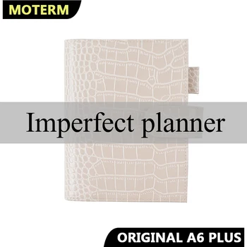 Limitata, Imperfetta Moterm Originale della Serie A6 Plus Cover per A6 Stalogy Notebook Vacchetta Vera Planner Organizzatore Agenda Diario