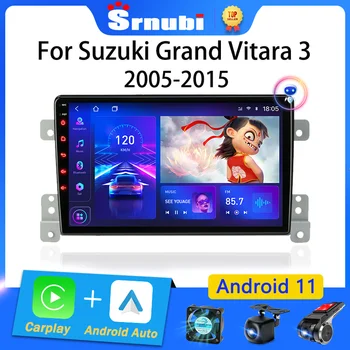 Srnubi Android 10 autoradio per Suzuki Grand Vitara 3 2005 2012 2013 2014 2015 Lettore Multimediale di Navigazione GPS 2 Din Stereo DVD