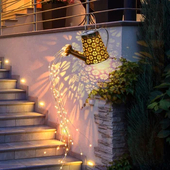 Solare annaffiatoio LED Luci della Stringa Decorativi all'Aperto Bollitore Arte del Giardino Lampade per giardino Albero di Partito Patio Decori